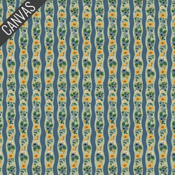 Climbing Roses Canvas in Mint