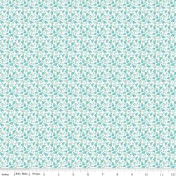 Mini Florals in Aqua