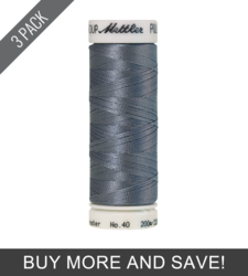 Ash Blue (3406-3853) - Poly Sheen - 220 Yards (3 Pack)