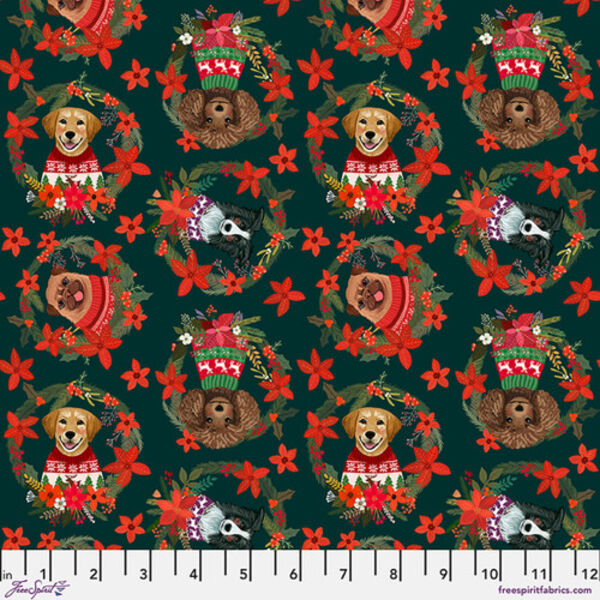 Christmas Dogs in Spruce