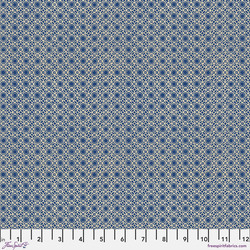 Tiny Print in Indigo