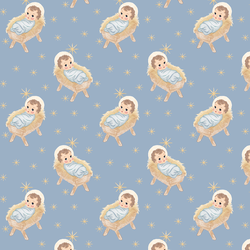 Child is Born in Starry Blue