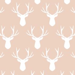 Stag Silhouette in Shell