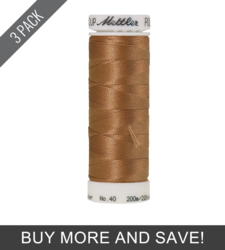 Dark Tan (3406-1252) - Poly Sheen - 220 Yards (3 Pack)
