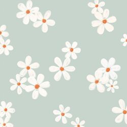 Large Daisies in Airy Blue
