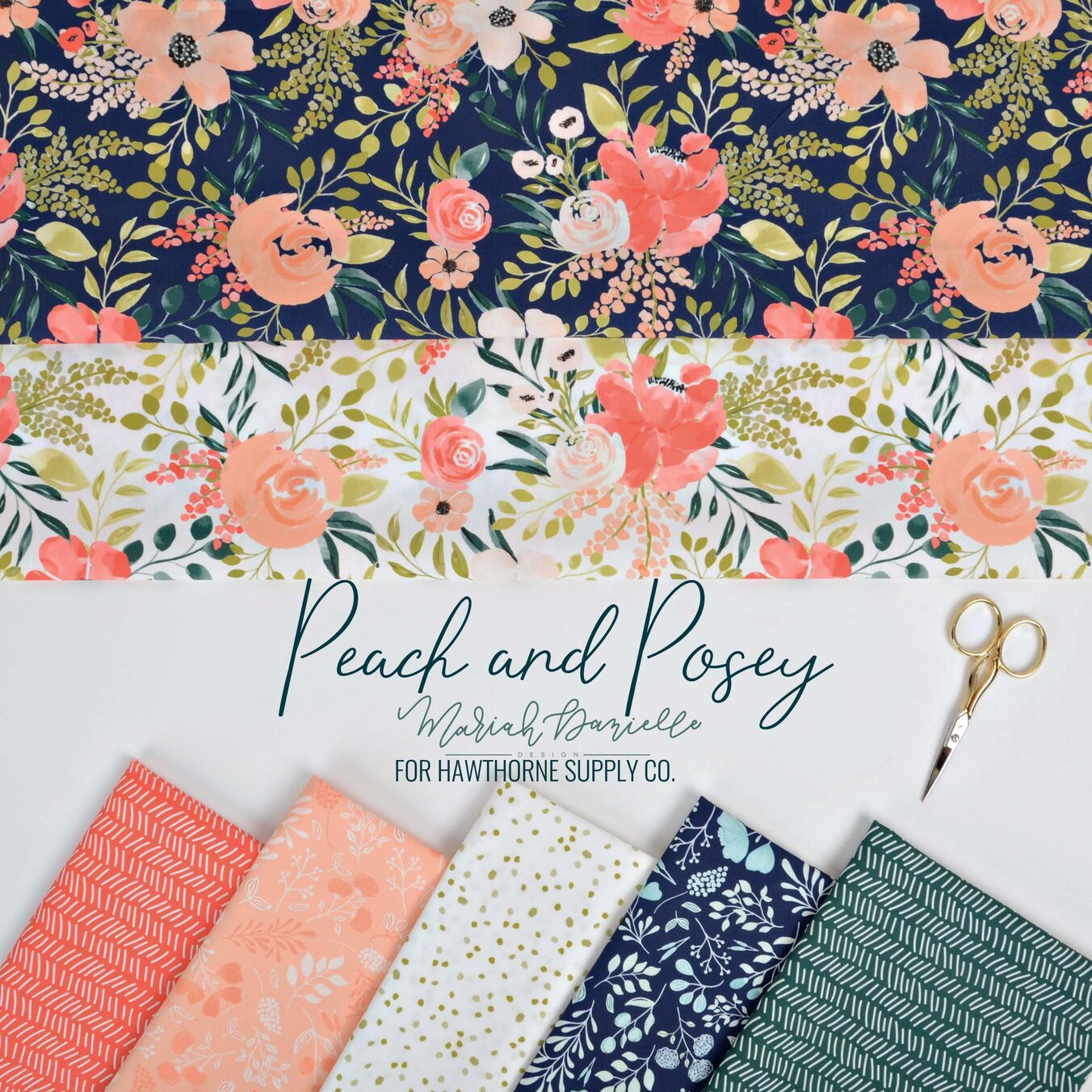 Peach and Posey Poster Image