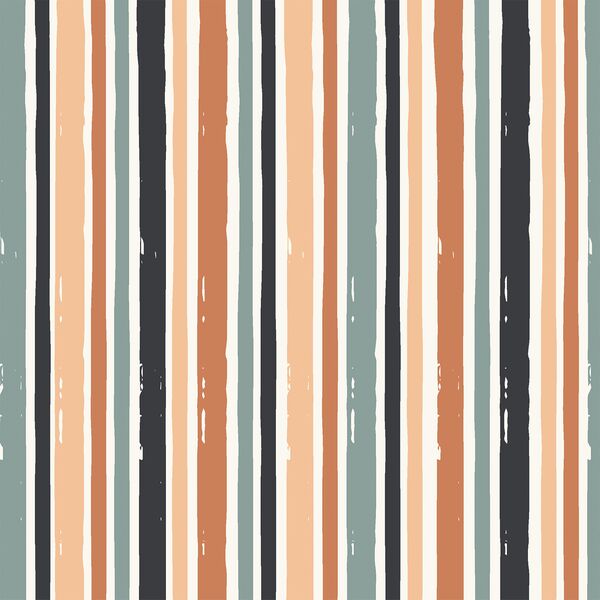 Vivid Stripe in Midnight