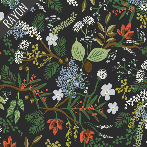 Juniper Forest Rayon in Black