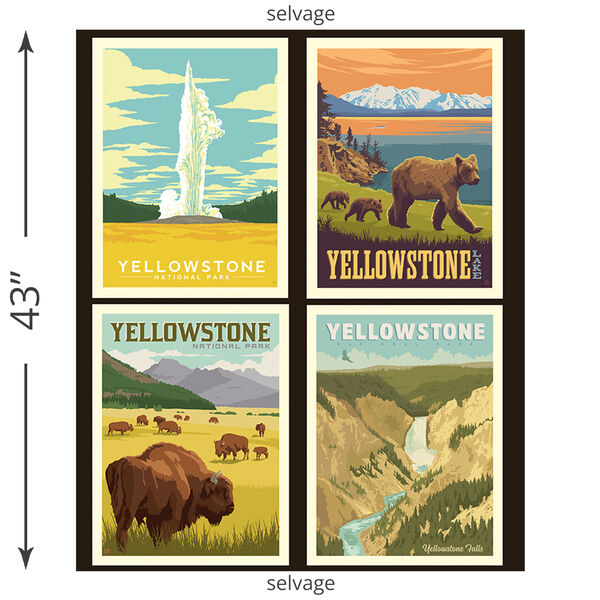 Yellowstone Pillow Panel (2019)