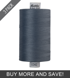 Flint Stone (9141-0342) - Silk Finish Cotton 40wt - 1094 Yards (3 Pack)