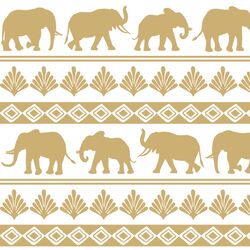 Elephant Parade in Golden Canyon