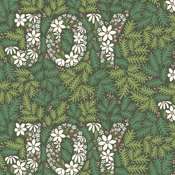 Evergreen Joy in Winter Forest
