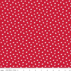 Heart Toss in Red