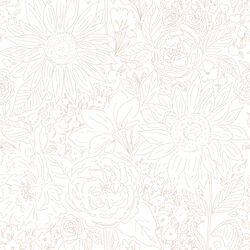 Paperie in Blush Petal on White