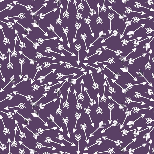 Arrows in Aubergine