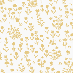 Large Garden Silhouette in Daffodil on Cloud