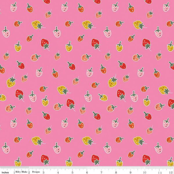 Strawberries in Pink