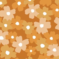 Large Fall Floral in Candy Corn