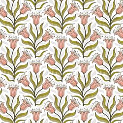 Sweet Tulips in White