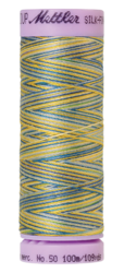 China Blue (9075-9829) - Silk Finish Cotton Multi 50wt - 109 Yards