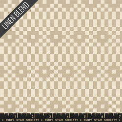 Bitmapped Linen in Khaki