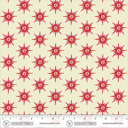 Starburst in Cream Red