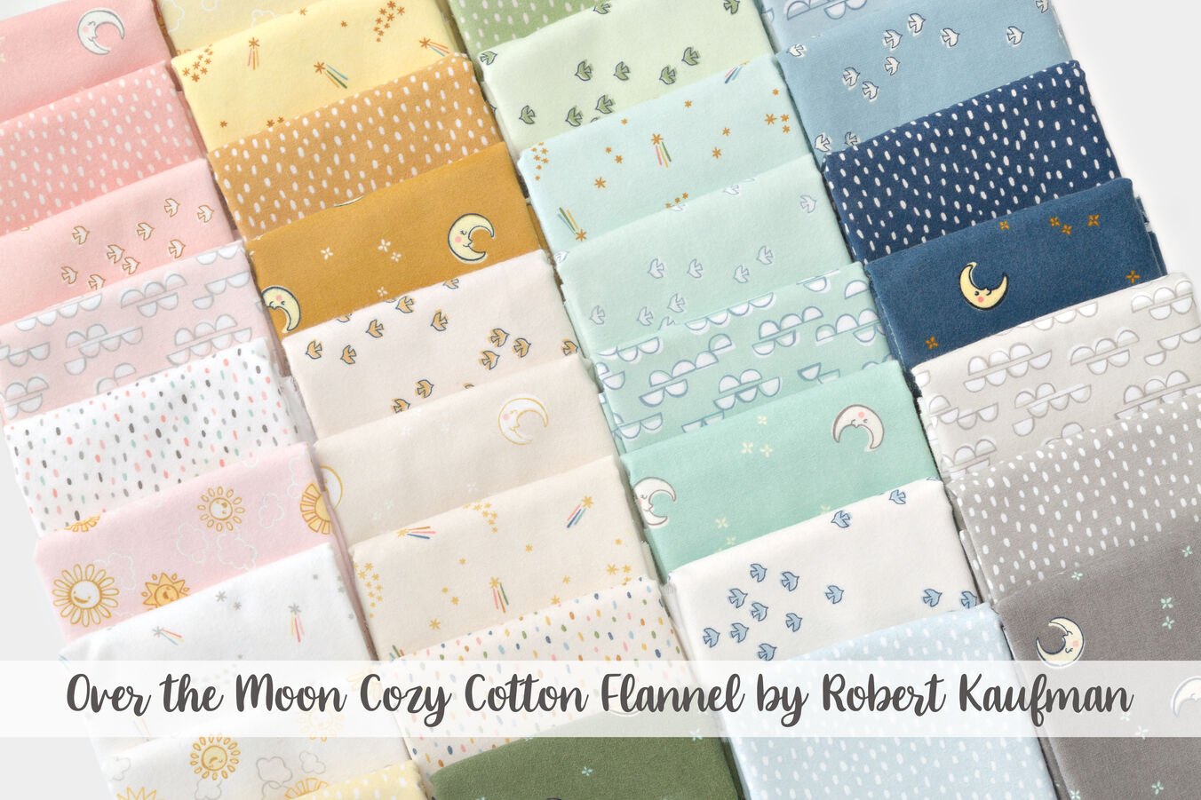 Over the Moon Cozy Flannel by RK House of Flannel Hawthorne Supply Co