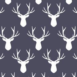 Stag Silhouette in Ink