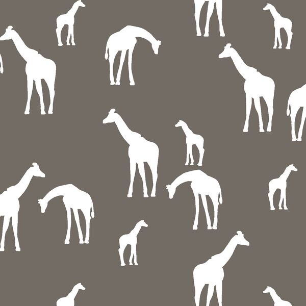 Giraffe Silhouette in Stone