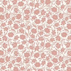 Sweet Blooms in Garden Rose on Ivory