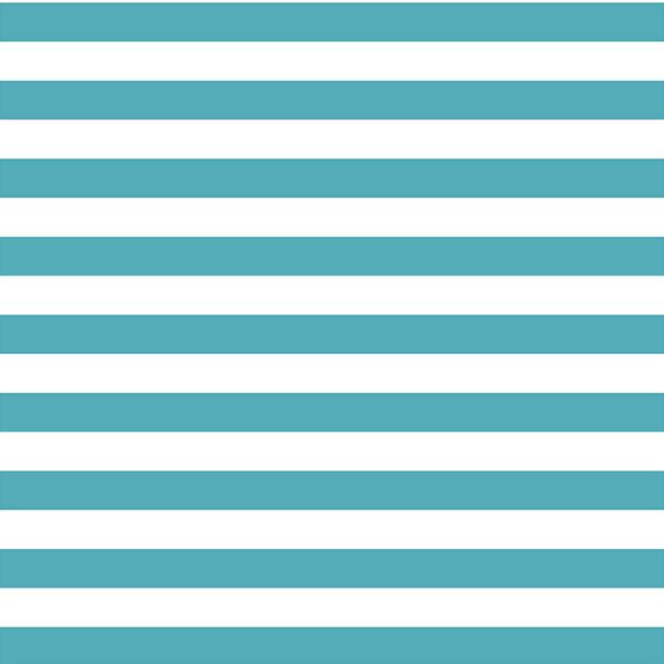 Horizontal Candy Stripe in Lagoon