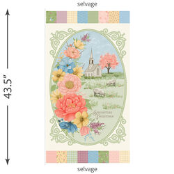 Springtime Greetings Panel in Multi