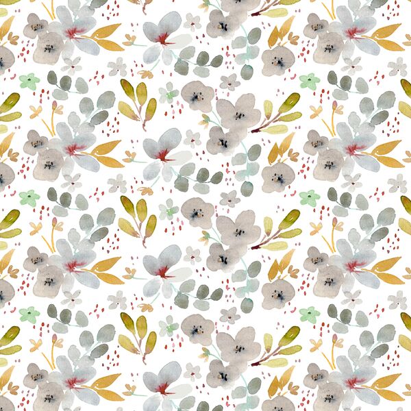 Calm Floral in Silent Night
