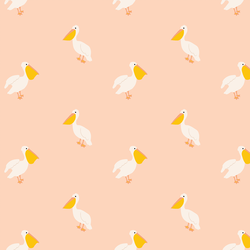 Pelican in Summer Blush