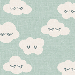 Sleepy Clouds in Fresh Mint