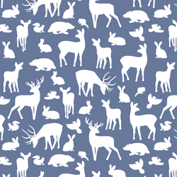 Forest Friends in Azurite