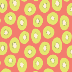 Kiwi Crush in Bright Coral