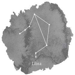 Libra Sign Panel in Charcoal