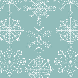 Snowflakes in Pool