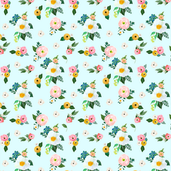 Small Spring Blossoms in Spring Breeze