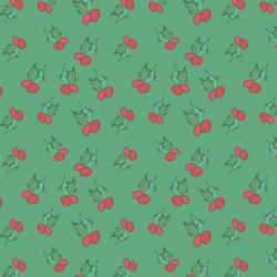Winter Holly in Evergreen