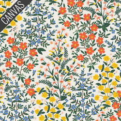 Wildwood Garden Canvas in Cream
