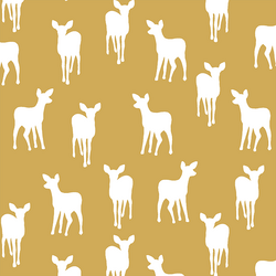 Fawn Silhouette in Straw