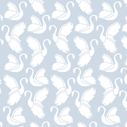 Swan Silhouette in Cirrus