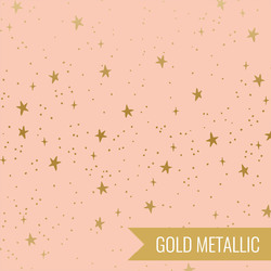 Stars in Blush Metallic