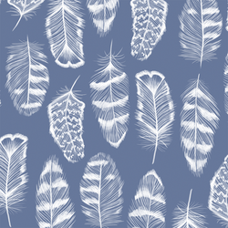 Plume in Azurite