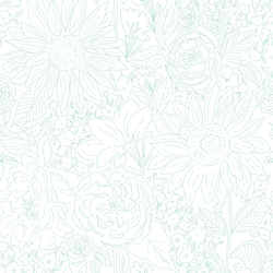 Paperie in Blossom Mint on White