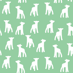 Lamb Silhouette in Sprout