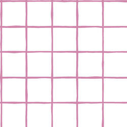 Windowpane in Wisteria on White