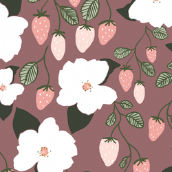 Strawberry Magnolias in Tulipwood